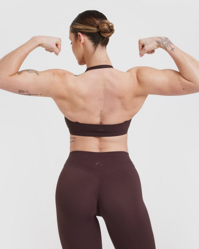 Oner Active Unified Twist Sports Bras Paars Bruin | KTY-269531